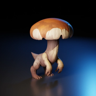 Mushroom-like fantasy creature.