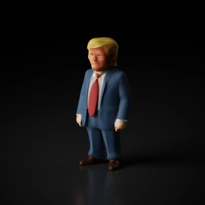 Businessman character, cartoon style.