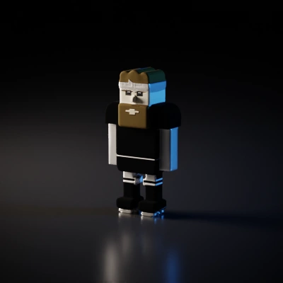 rugby player with a beard.