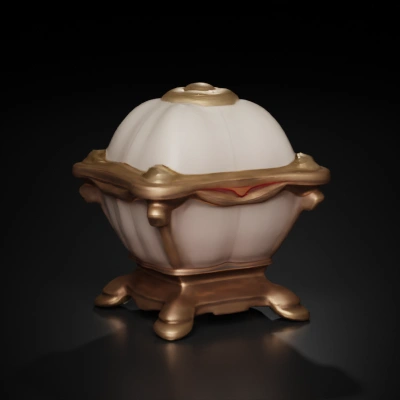 Ornate decorative box with intricate design.
