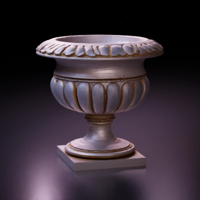 decorative ornate vase.