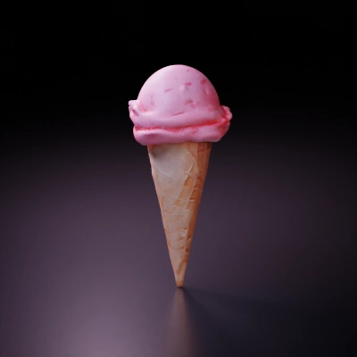 Ice cream cone.