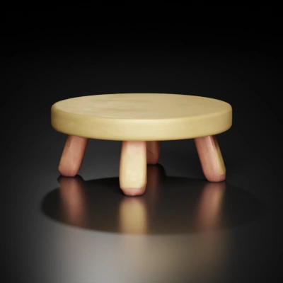 wooden table, hand-painted texture