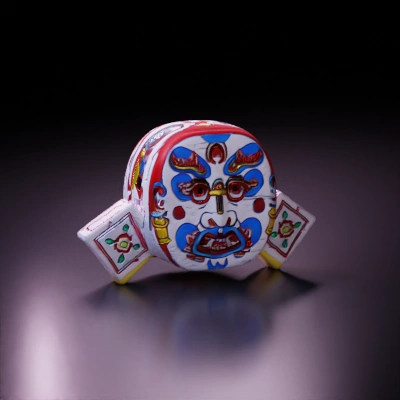 Traditional mask with intricate design.