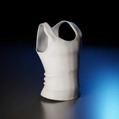 Sleeveless tank top.