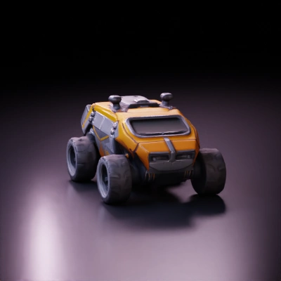 futuristic off-road vehicle.