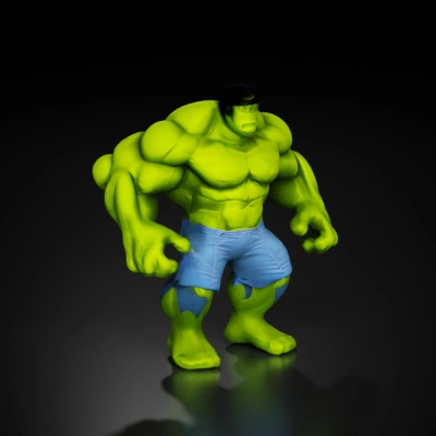 Muscular superhero figure
.