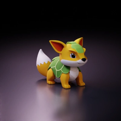 fox-turtle hybrid creature.