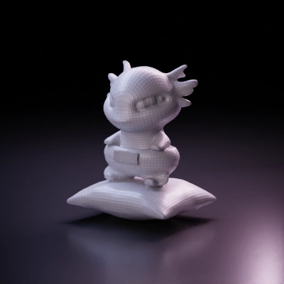 Figurine of a small creature, fantasy theme, collectible.