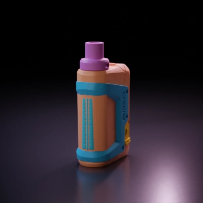 Compact vape device or pod mod.