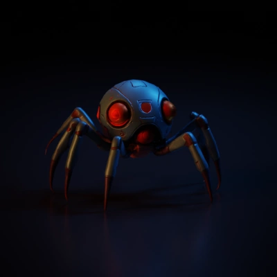 robotic spider-like creature.