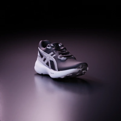 Pair of running shoes, sports footwear.