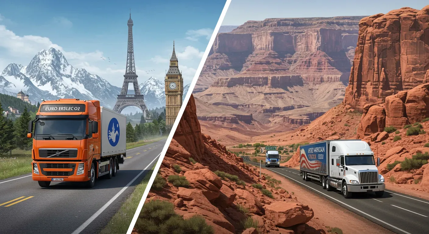 ATS vs ETS2: Which Truck Simulator is Better in 2026?