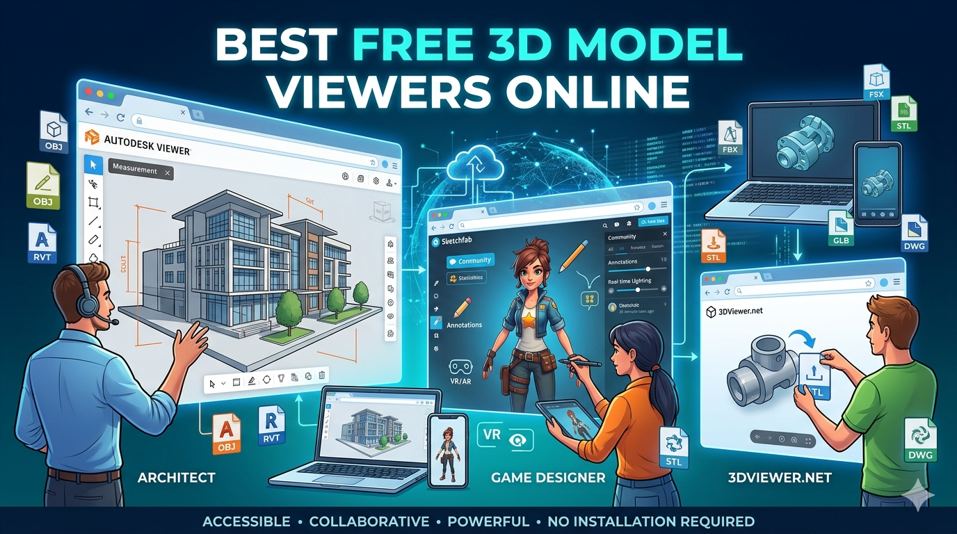 3D Model Viewer Online 5 Best Free Tools In 2026 Hyper3D