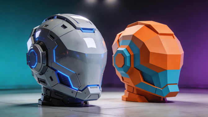 high-poly-vs-low-poly