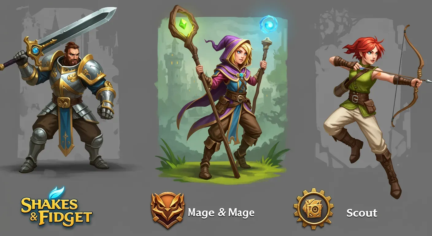 Comparing Classes: Which Character is Best in Shakes and Fidget?