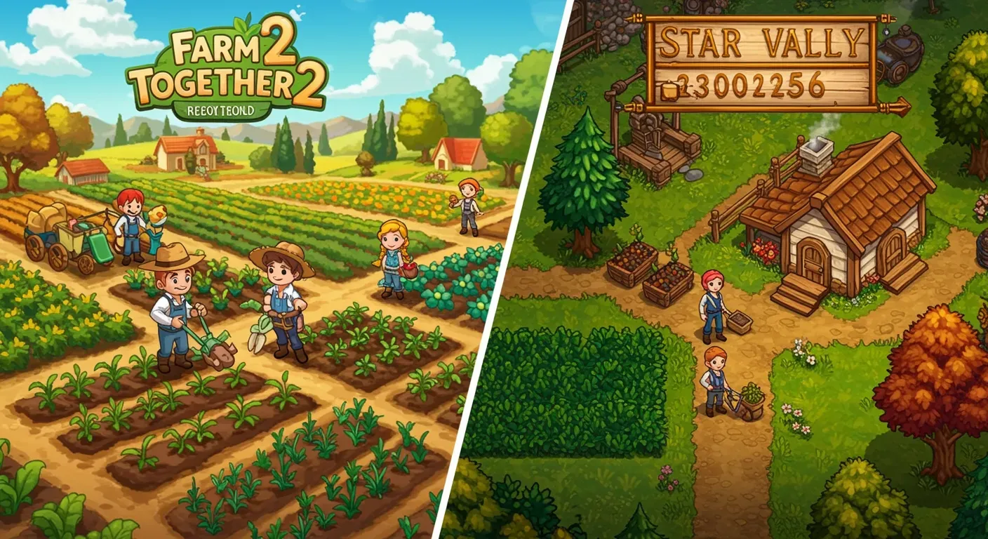 Farm Together 2 vs. Stardew Valley: The Ultimate Farming Showdown