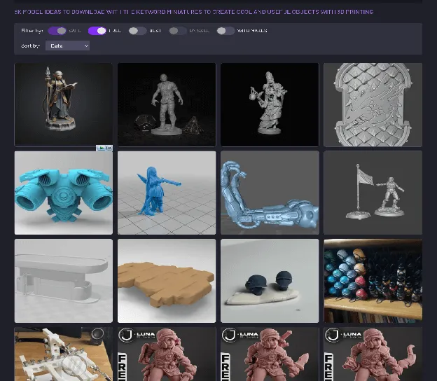 Free STL Files for 3D Printing Miniatures | Hyper3D AI Generator