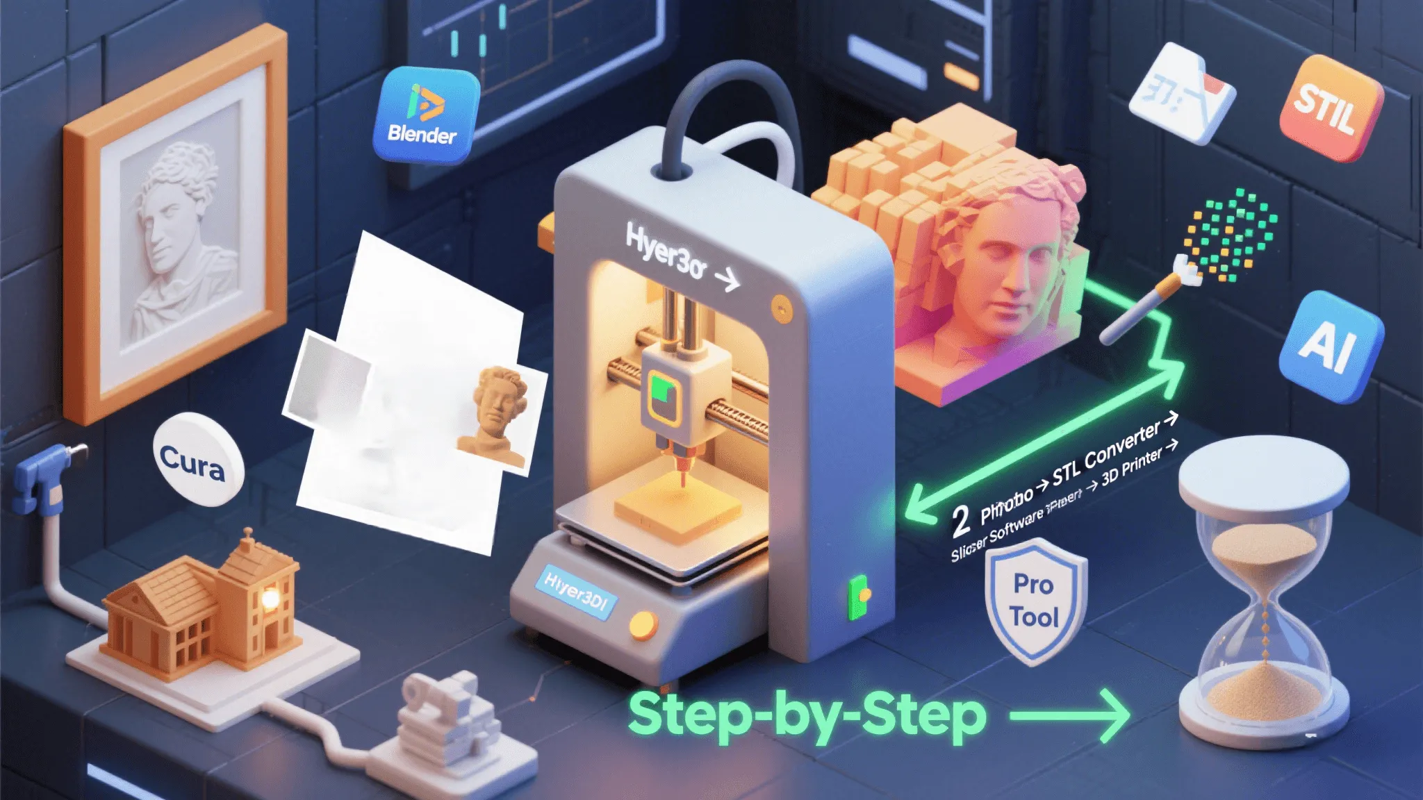 How to 3D Print a Picture: Step-by-Step Guide | Hyper3D