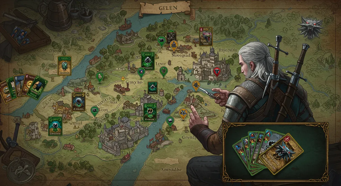 How to Find All Gwent Card Locations in The Witcher 3