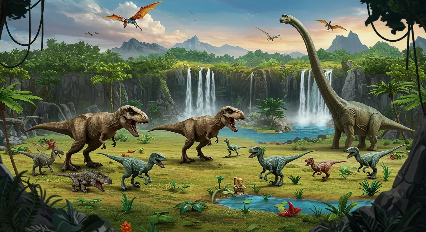 How to Build a Diverse Dinosaur Habitat in Jurassic World 2