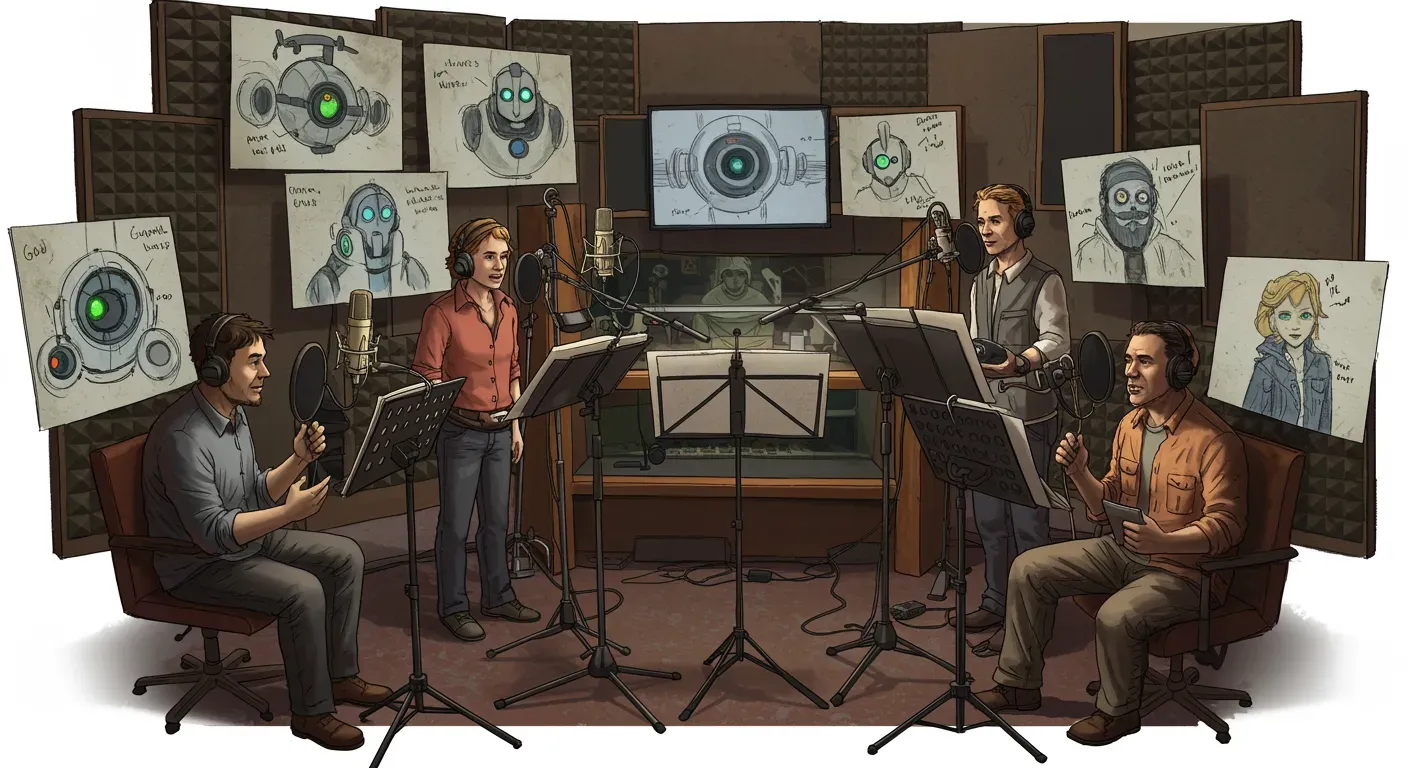 Meet the Voice Actors Behind Portal 2 (GLaDOS, Wheatley & More)