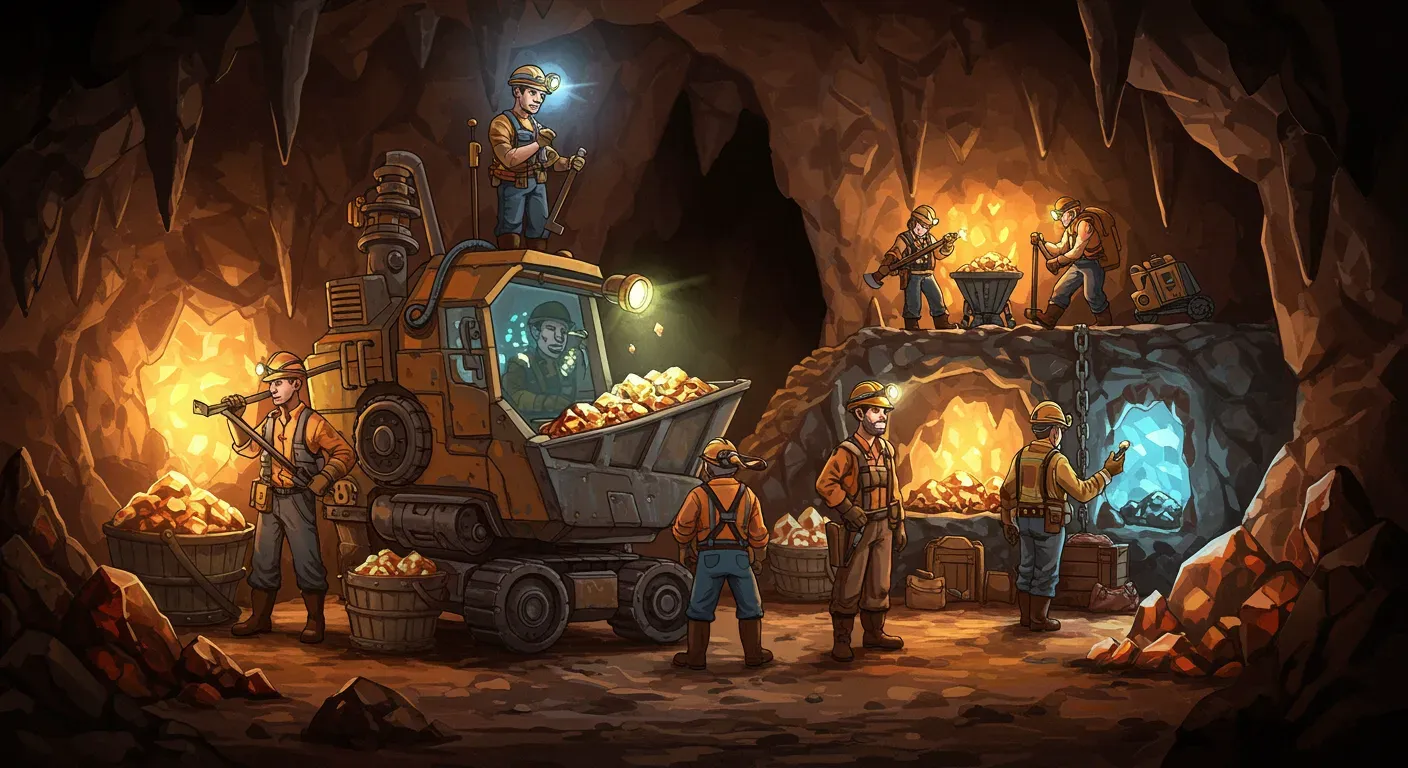 Strategies for Building the Best Mining Team in Idle Cave Miner