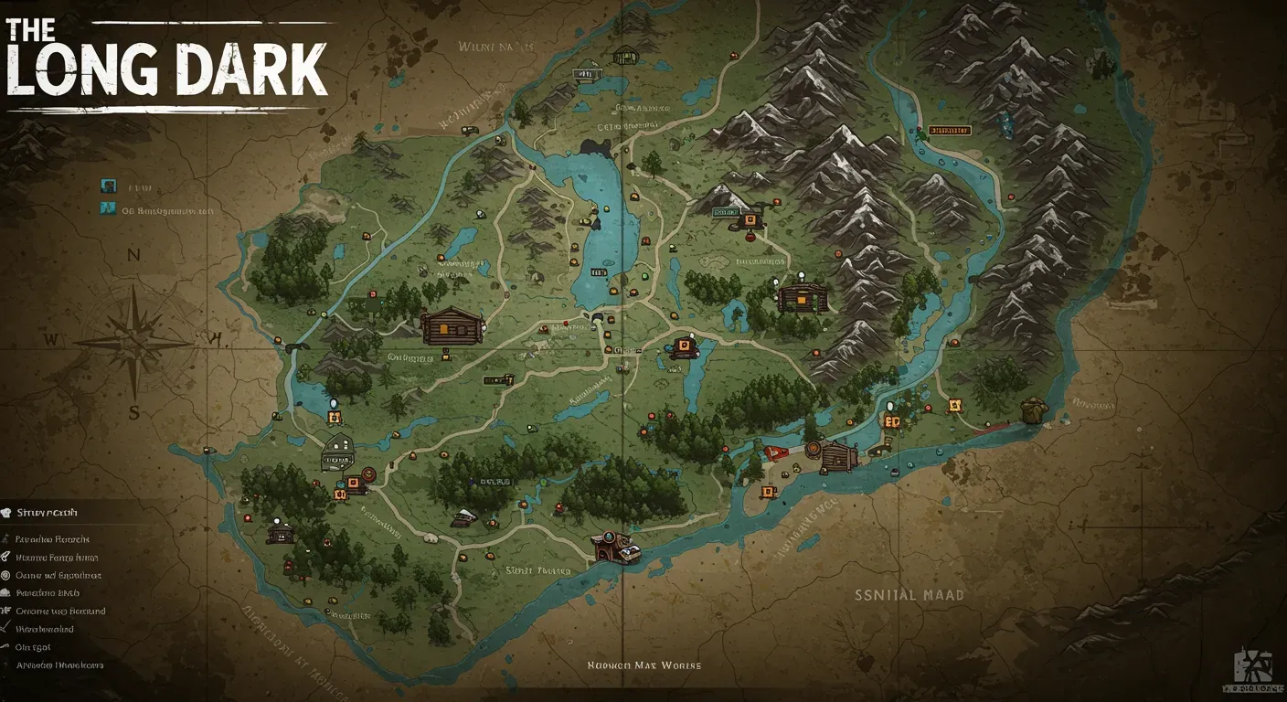 How to Master The Long Dark Map: Essential Landmarks