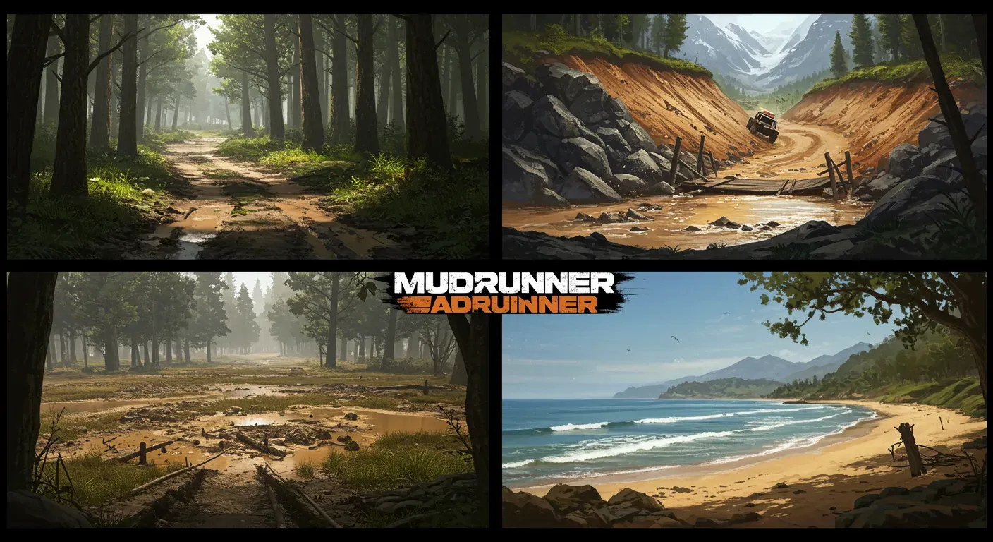 Top 5 Maps to Explore in MudRunner: A Guide to the Best Locations