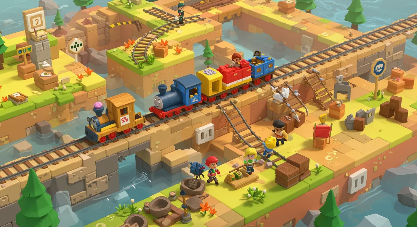 How to Master Train Building in Unrailed 2