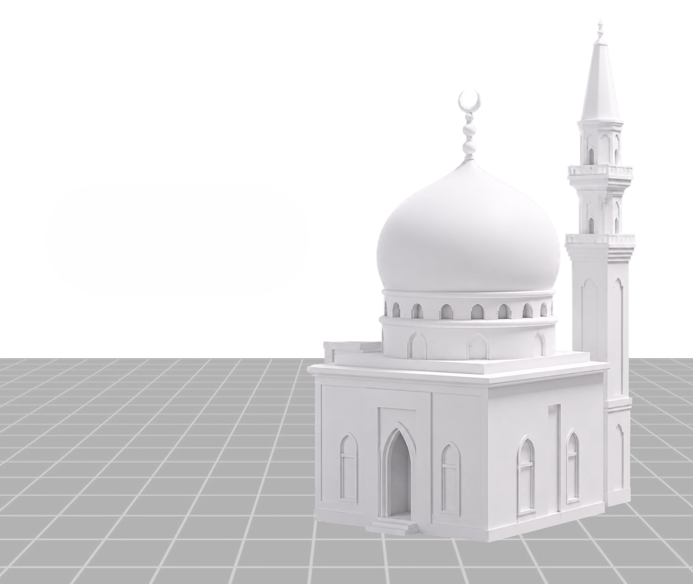 Import a 3D model or start from a base mesh in OmniCraft Mesh Editor