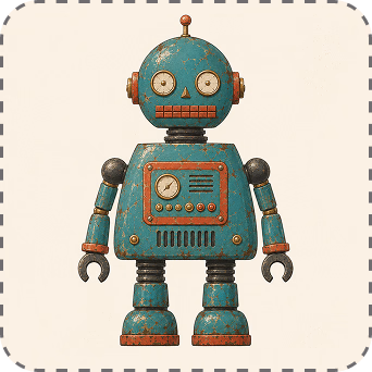 Retro Tin Robot reference