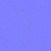 Retro Tin Robot texture map 3