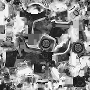 Retro Tin Robot texture map 4