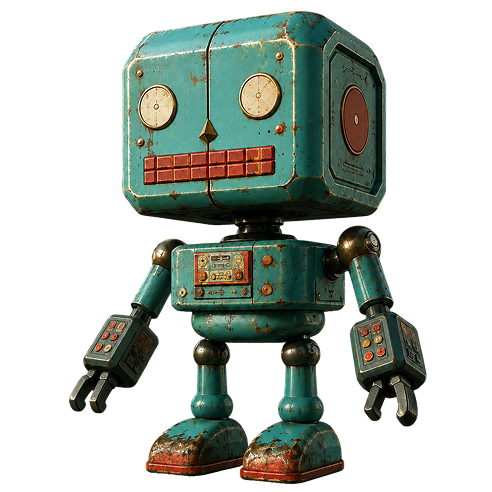 Retro Tin Robot