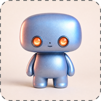 Blue Toy Robot reference