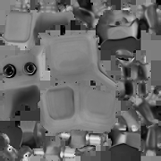 Blue Toy Robot texture map 2