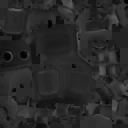 Blue Toy Robot texture map 4