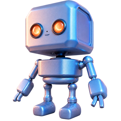 Blue Toy Robot