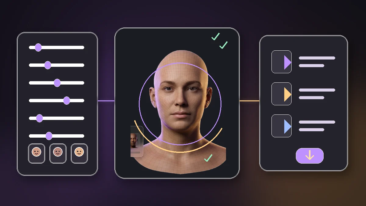 ChatAvatar rig review and export workflow controls