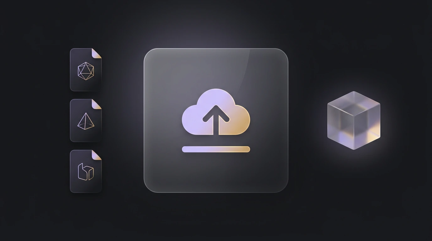 Online 3D file converter workflow in Hyper3D
