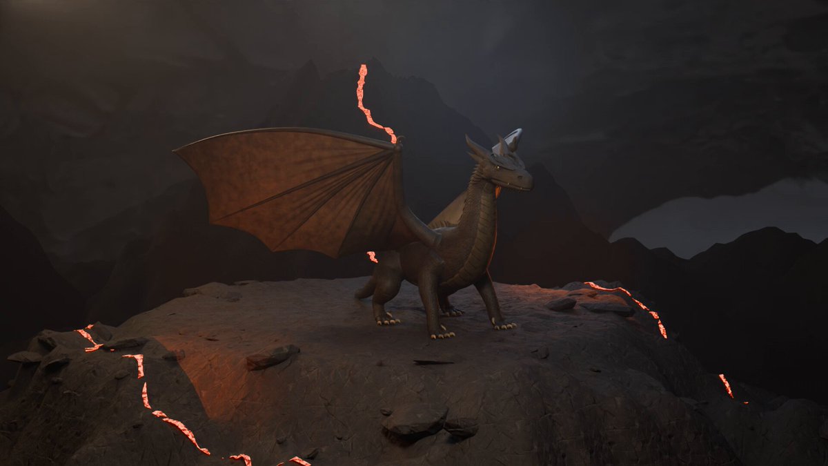 Photorealistic Editable Dragon Reconstruction in Blender