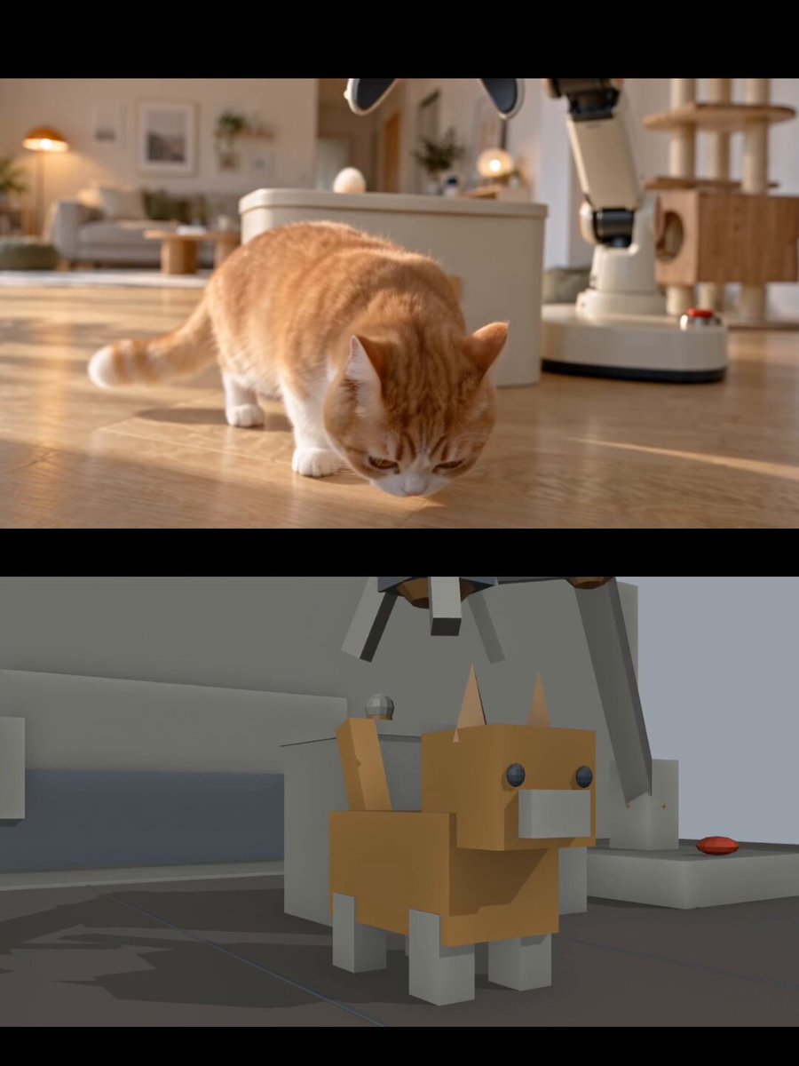 Building a Comedy Scene of a Robotic Arm Chasing a Cat with GPT-6 Astra and Blender