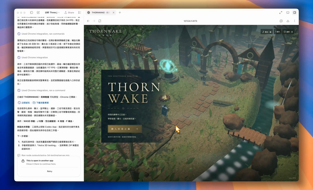 Three.js dark-fantasy action RPG