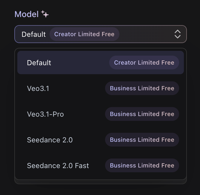 Upload an image for AI video generation