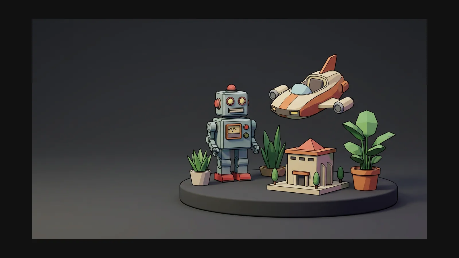 Cel-Shaded 3D model generator hero image