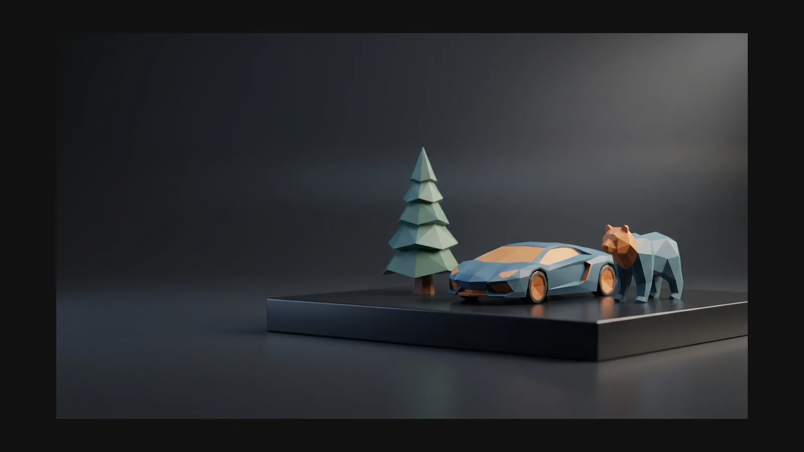 Low Poly 3D model generator hero image