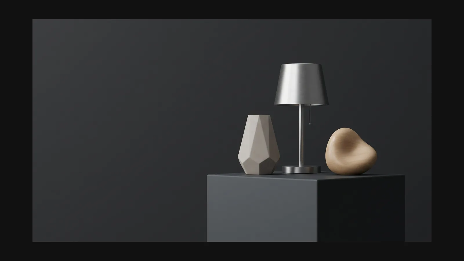 Minimalist 3D model generator hero image