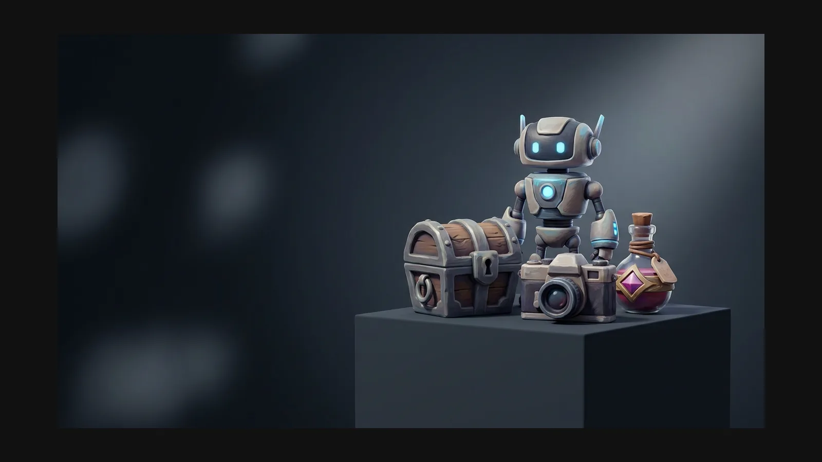 Stylized 3D model generator hero image