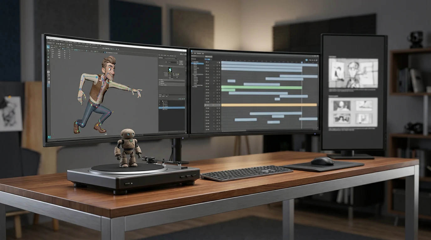 AI 3D Model Generator for Animation visual